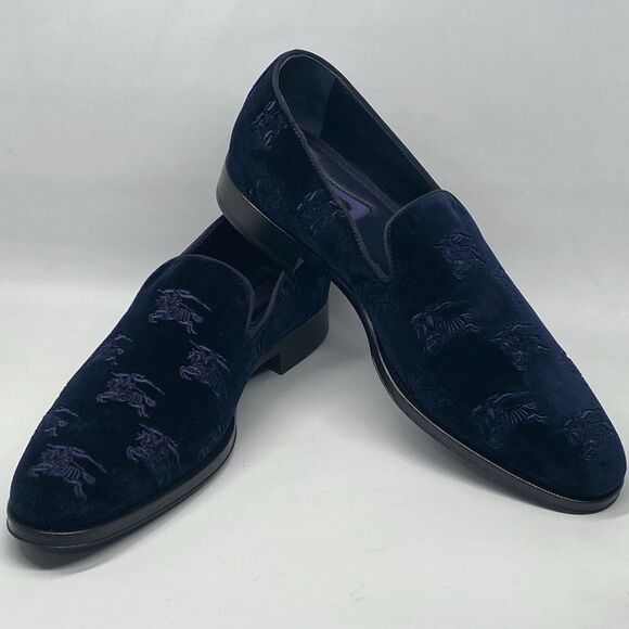 Burberry Wayne Velvet Loafer size 43.5/us size 10.5 main image 10